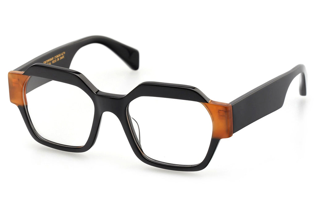 Kaleos Eyehunters - Reggiani Eyeglasses Black/Honey