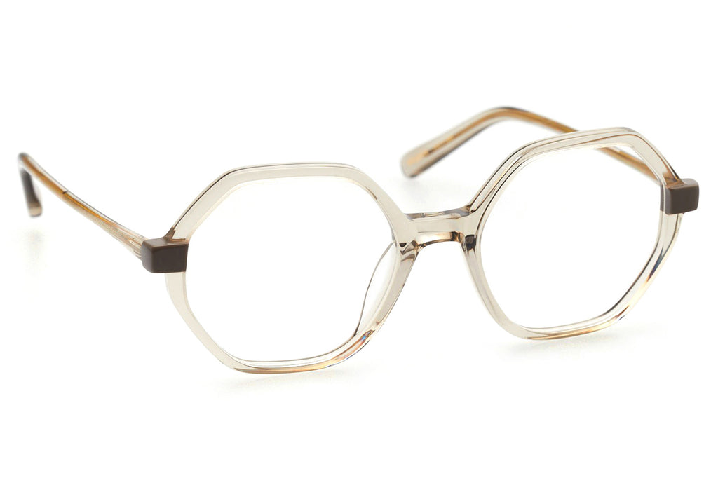 Kaleos Eyehunters - Vaughan Eyeglasses Transparent Light Taupe/Taupe