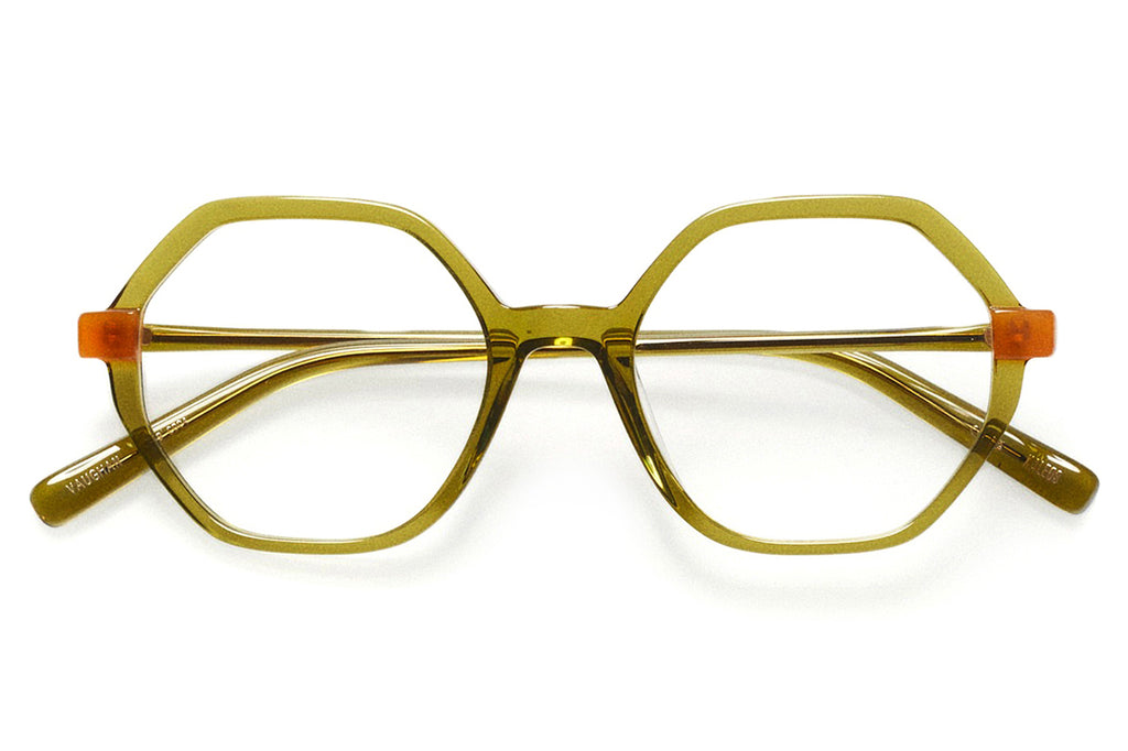 Kaleos Eyehunters - Vaughan Eyeglasses Transparent Olive Green/Honey