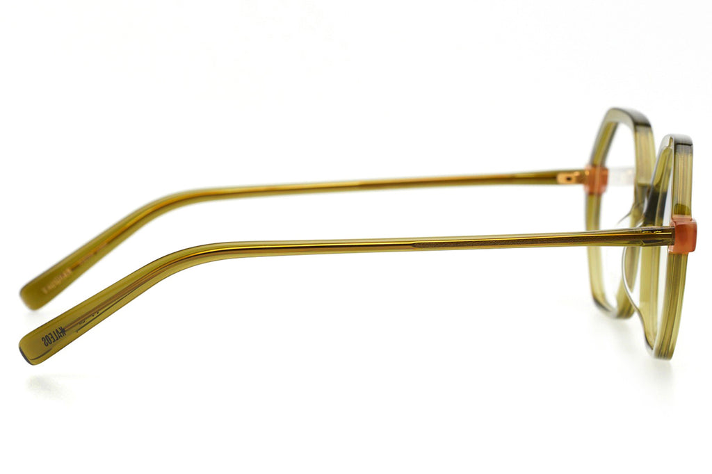 Kaleos Eyehunters - Vaughan Eyeglasses Transparent Olive Green/Honey