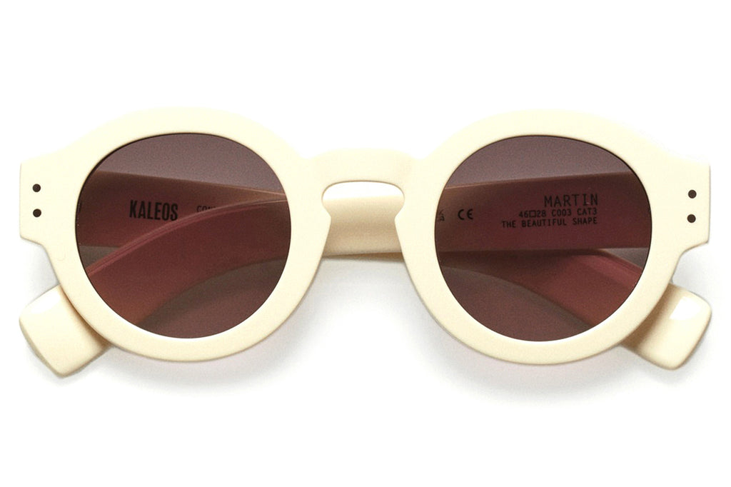 Kaleos Eyehunters - Martin Sunglasses Monochrome Opaque White