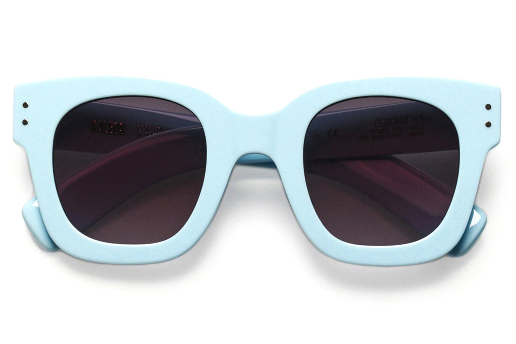 Kaleos Eyehunters - Chambers Sunglasses Monochrome Porcelain Blue