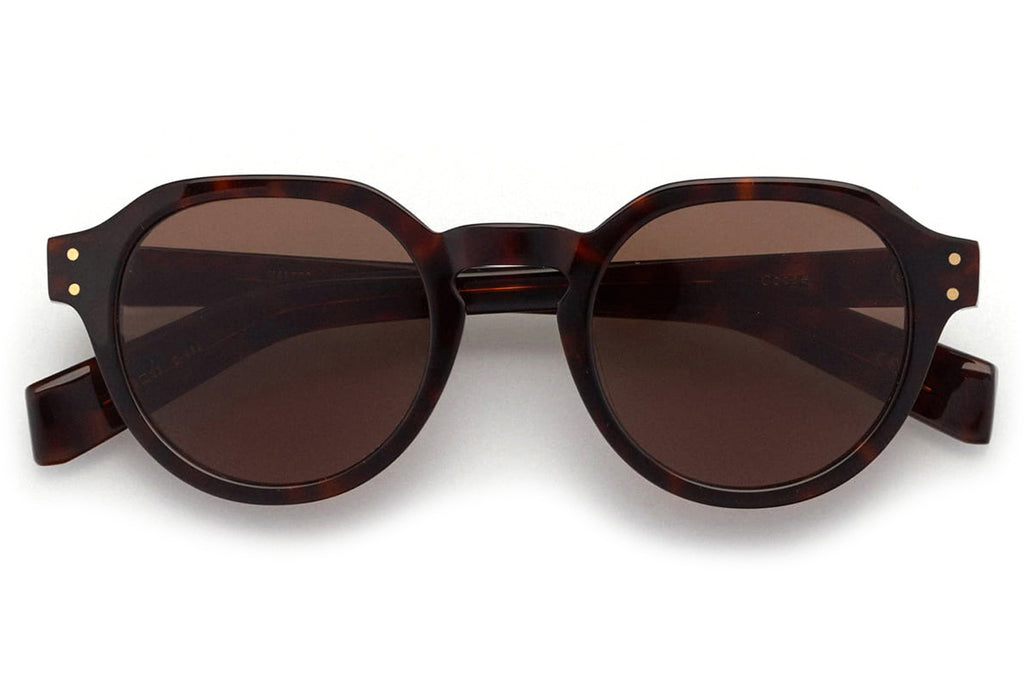 Kaleos Eyehunters - Cooper Sunglasses Dark Brown Havana