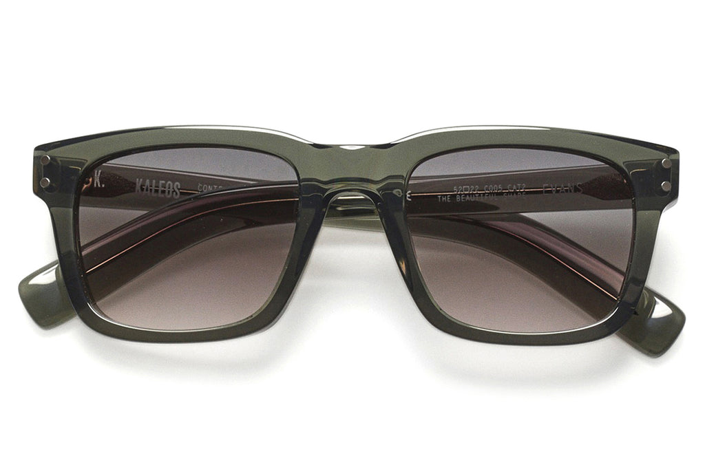 Kaleos Eyehunters - Evans Sunglasses Transsparent Dark Olive