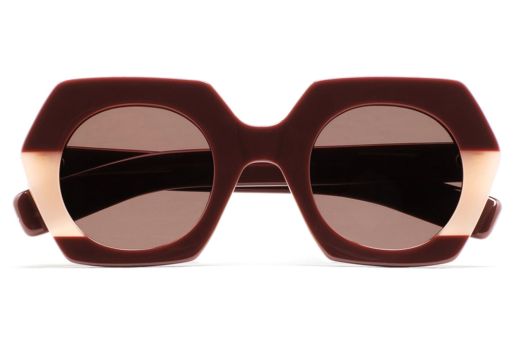 Kaleos Eyehunters - Piaf Sunglasses Brown/Translucent Pink