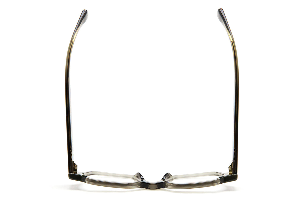 Kaleos Eyehunters - Reggiani Eyeglasses Transparent Olive/Opaque Olive