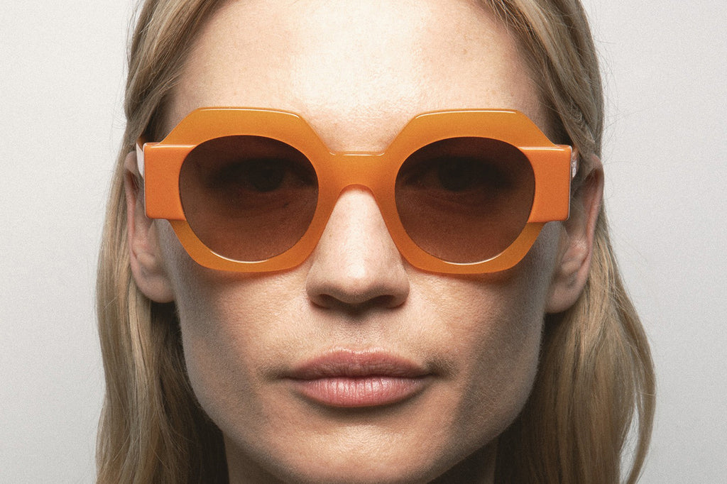 Kaleos Eyehunters - Darnell Sunglasses Translucent Orange/Orange