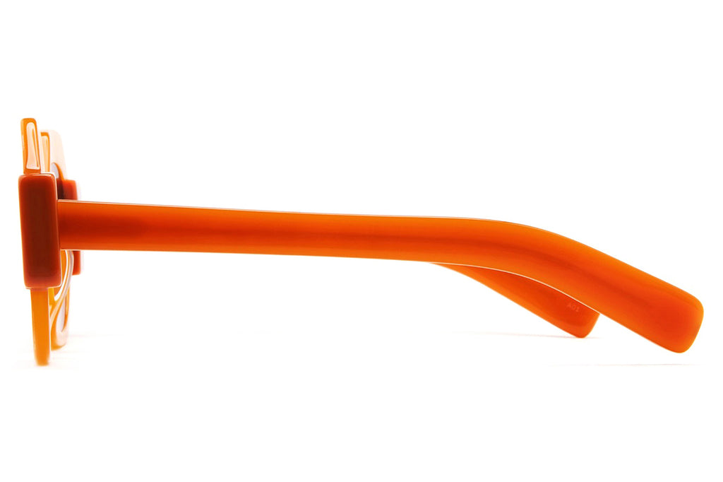 Kaleos Eyehunters - Darnell Sunglasses Translucent Orange/Orange