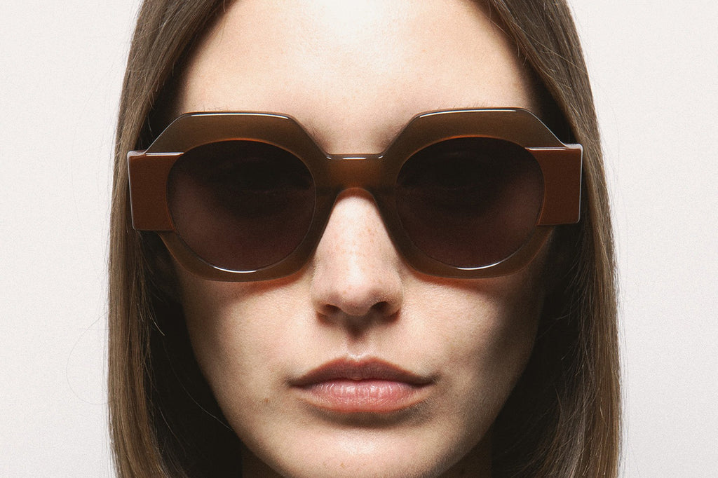 Kaleos Eyehunters - Darnell Sunglasses Transparent Brown/Brown