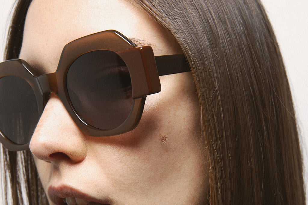 Kaleos Eyehunters - Darnell Sunglasses Transparent Brown/Brown