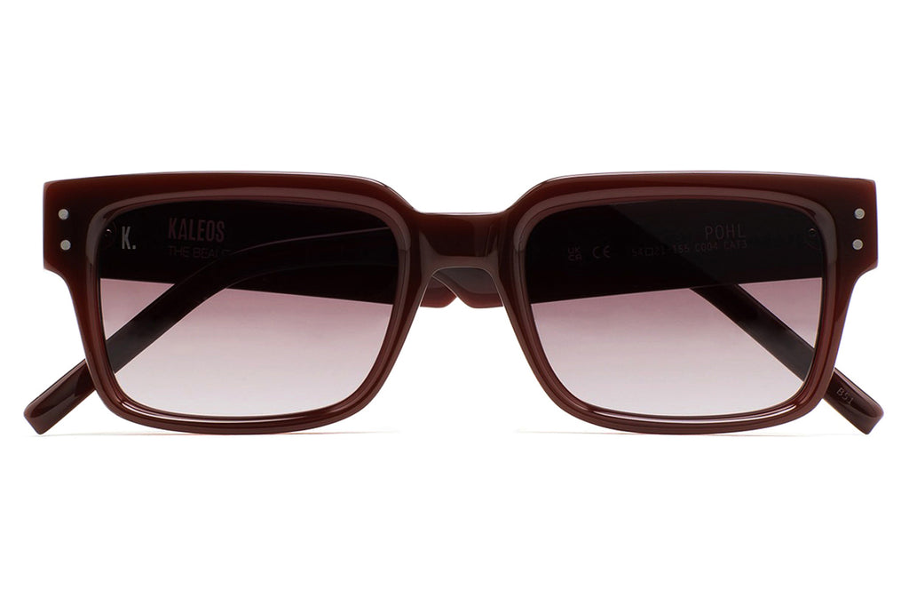 Kaleos Eyehunters - Pohl Sunglasses Translucent Brown