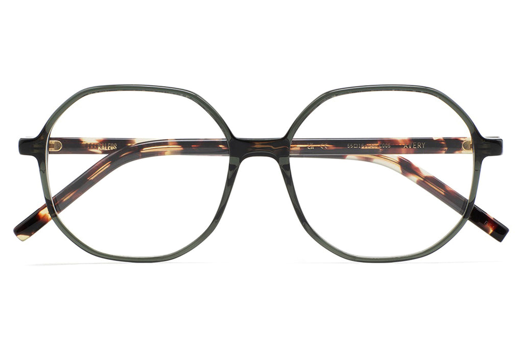 Kaleos Eyehunters - Avery Eyeglasses Transparent Greyish Green