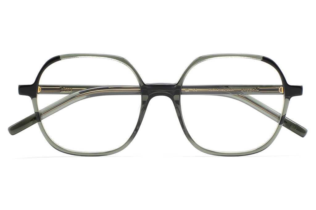 Kaleos Eyehunters - Ballard Eyeglasses Transparent Greyish Green/Opaque Green