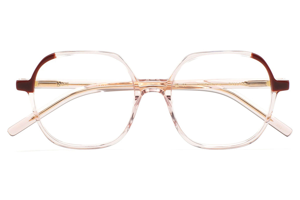 Kaleos Eyehunters - Ballard Eyeglasses Transparent Light Pink/Brown