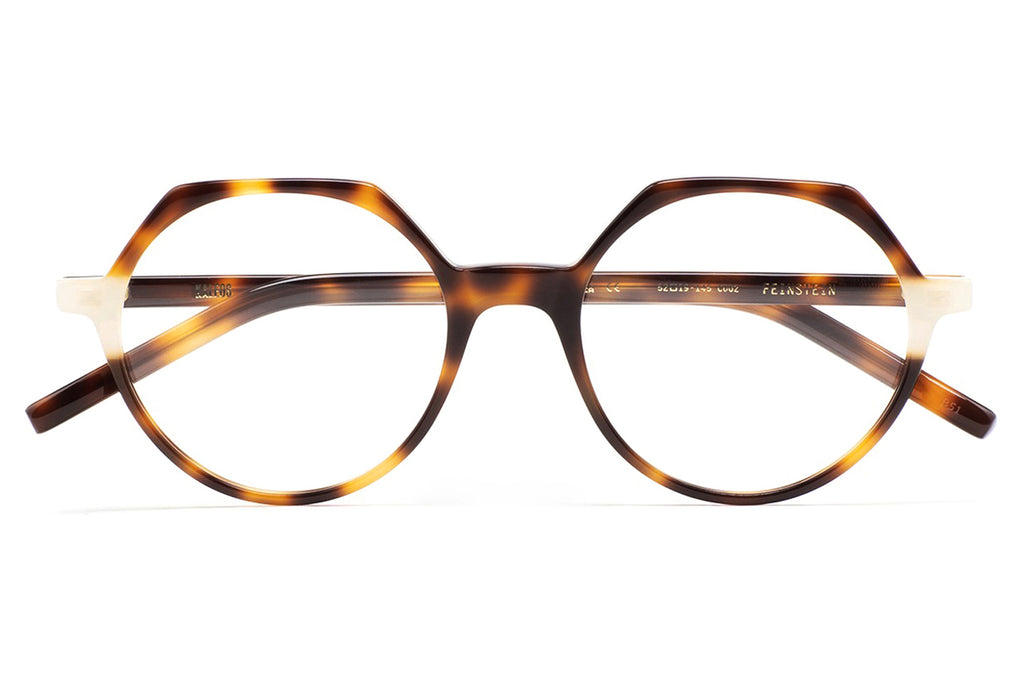 Kaleos Eyehunters - Feinstein Eyeglasses Brown Tortoise/Translucent Ivory