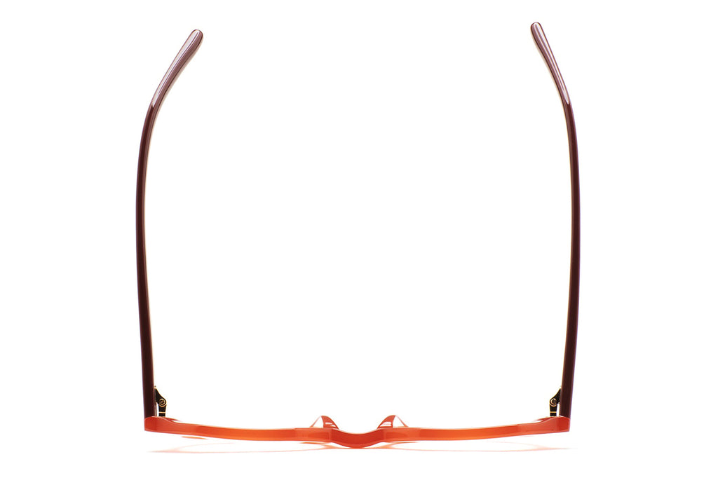 Kaleos Eyehunters - Haverhill Eyeglasses Translucent Orange