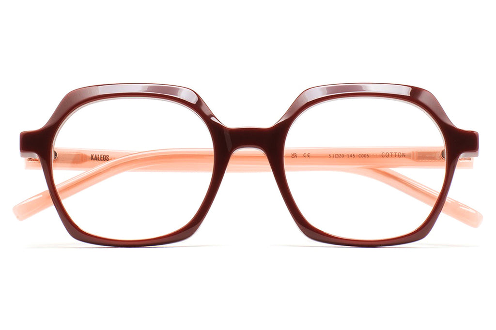 Kaleos Eyehunters - Cotton Eyeglasses Burgundy