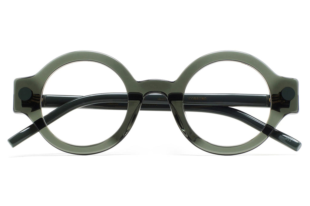 Kaleos Eyehunters - Corrino Eyeglasses Transparent Greyish Green