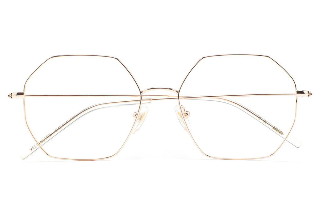 Kaleos Eyehunters -Wellington Eyeglasses Matte Gold