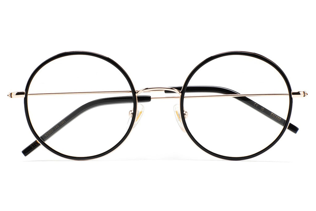 Kaleos Eyehunters - Stoll Eyeglasses Gold/Black