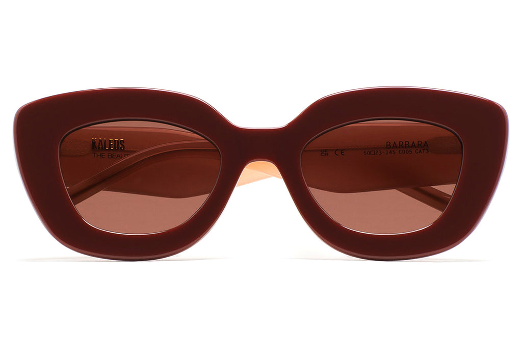 Kaleos Eyehunters - Barbara Sunglasses Burgundy