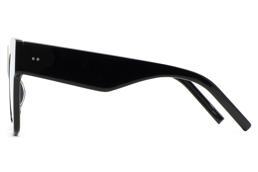 Kaleos Eyehunters - Banon Sunglasses Black with Blue Photochromic Lenses