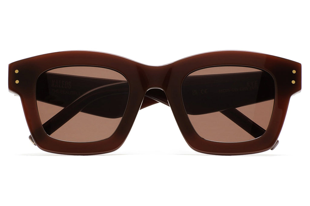 Kaleos Eyehunters - Eye Sunglasses Translucent Dark Brown