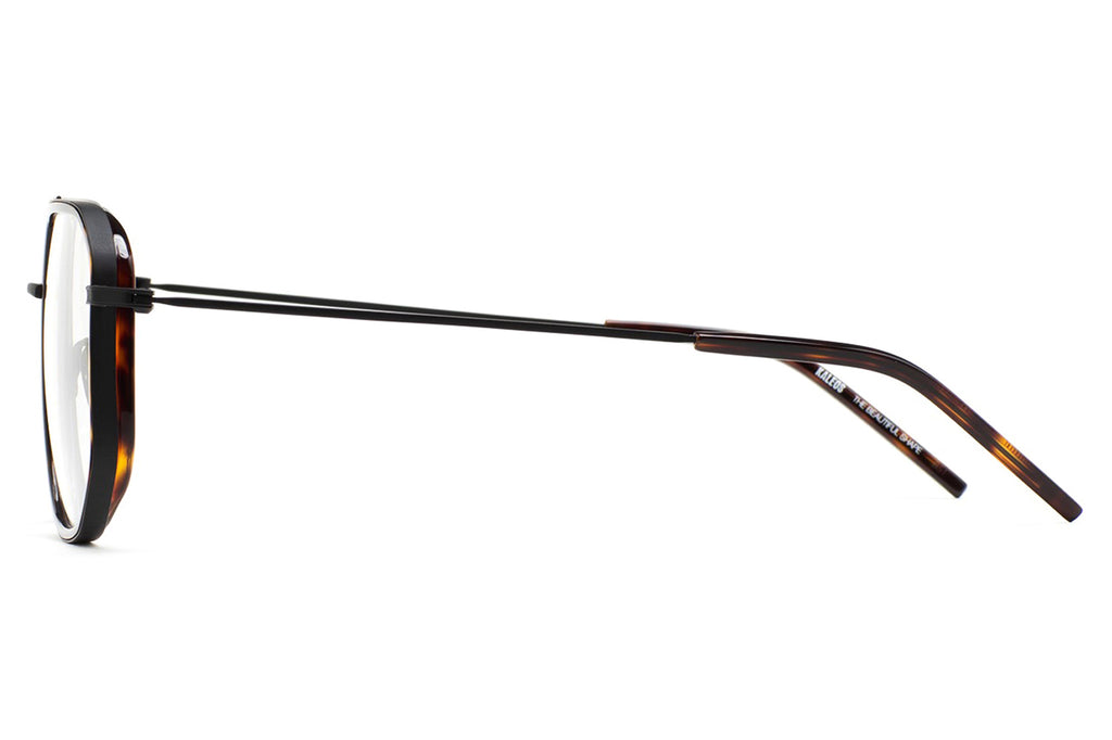 Kaleos Eyehunters - Wedderburn Eyeglasses Matte Black/Dark Brown Tortoise