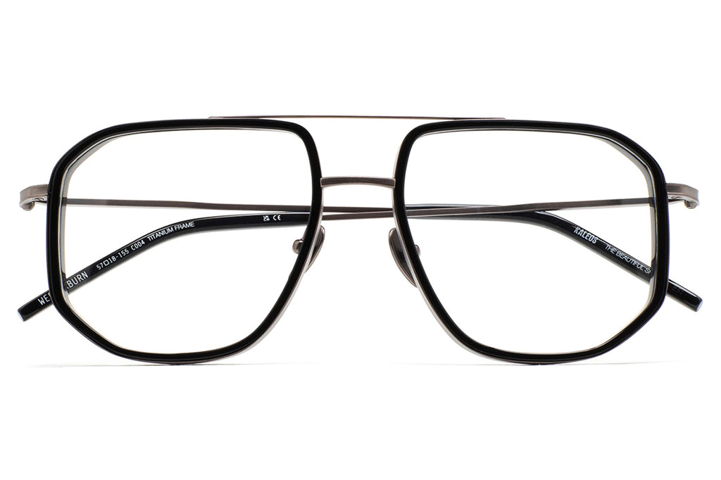 Kaleos Eyehunters - Wedderburn Eyeglasses Matte Silver/Black