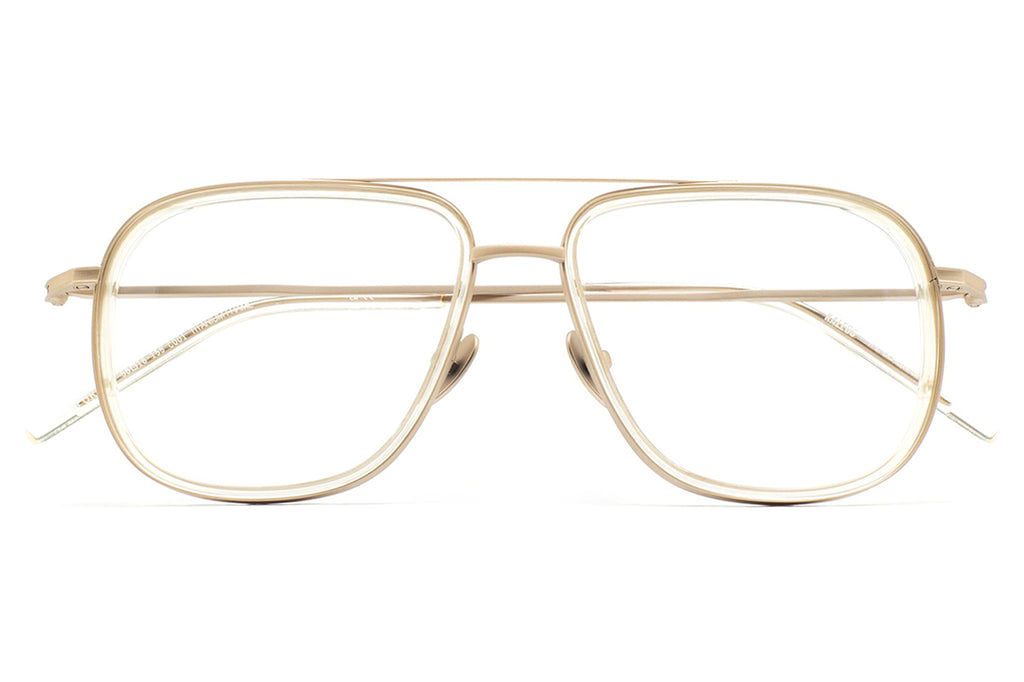 Kaleos Eyehunters - Danforth Eyeglasses Matte Gold/Crystal