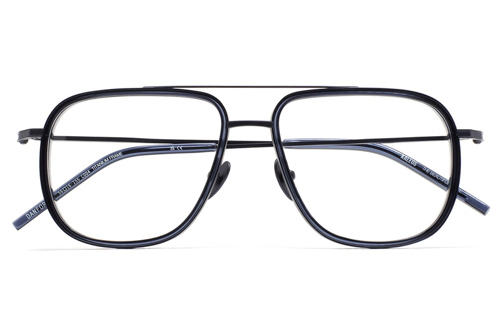 Kaleos Eyehunters - Danforth Eyeglasses Blue/Transparent Dark Blue