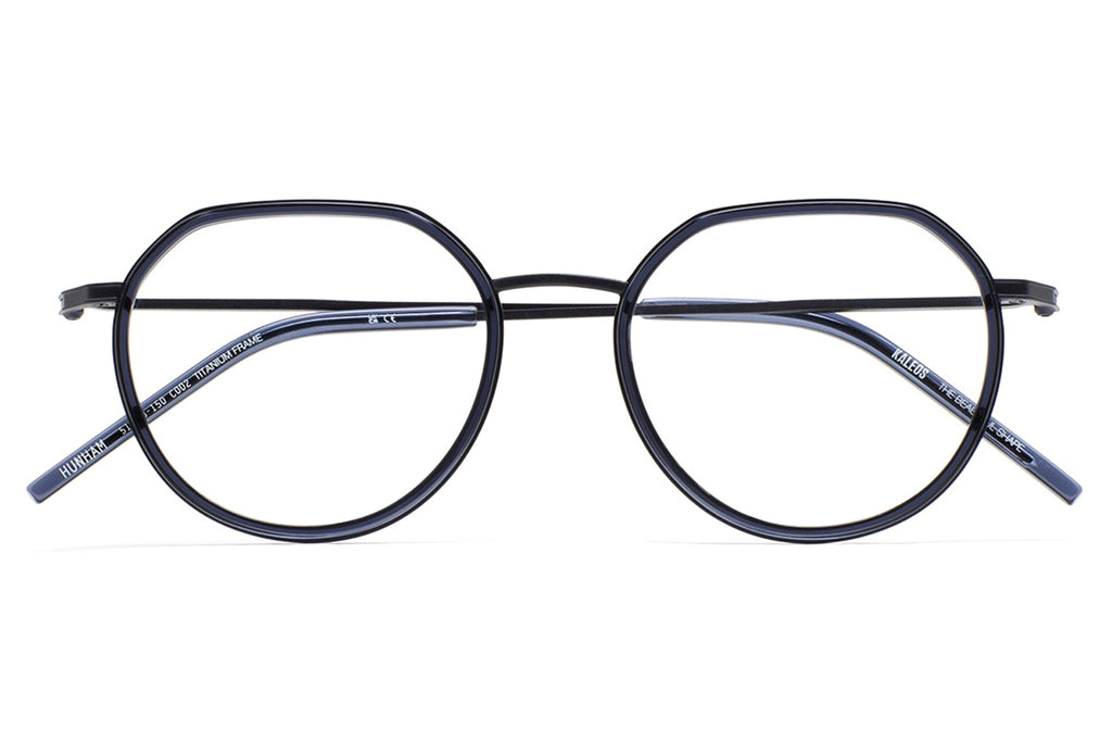 Kaleos Eyehunters - Hunham Eyeglasses Blue/Transparent Dark Blue