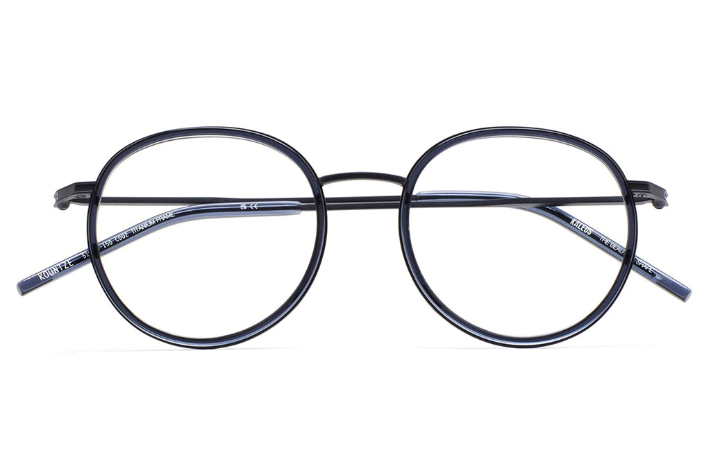 Kaleos Eyehunters - Kountze Eyeglasses Blue/Transparent Dark Blue