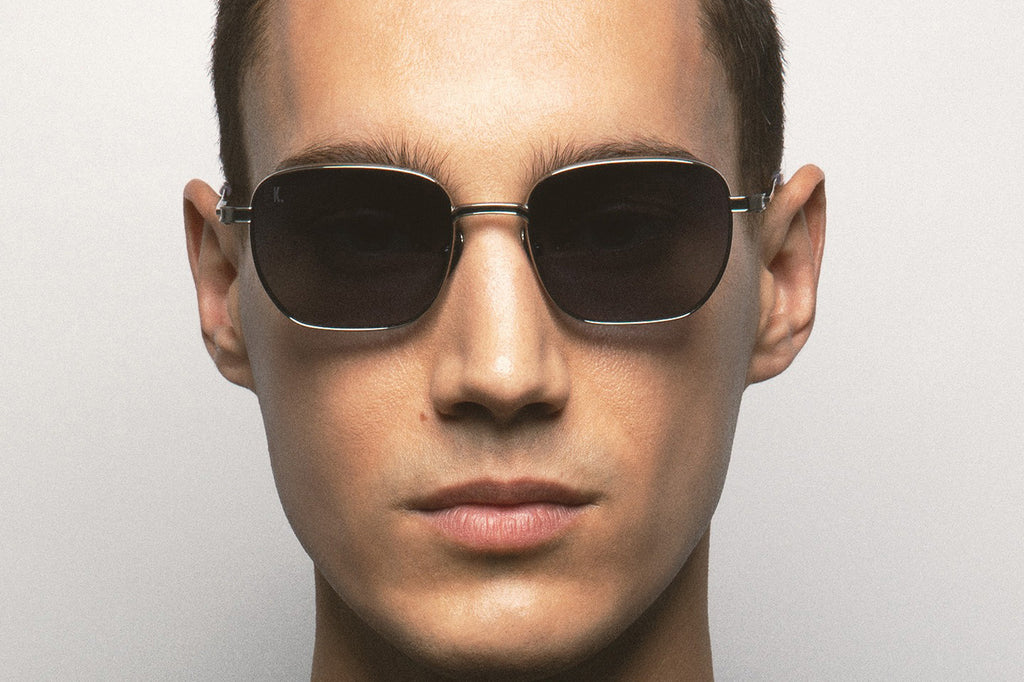 Kaleos Eyehunters - Monk Sunglasses Dark Silver