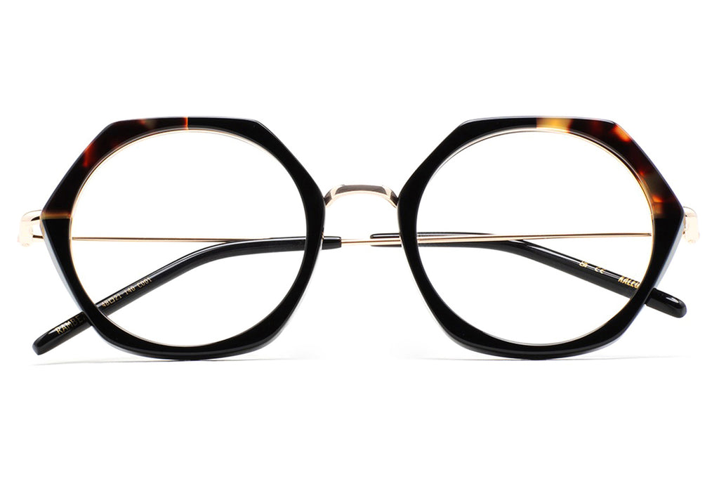 Kaleos Eyehunters - Rambeau Eyeglasses Black/Brown Tortoise