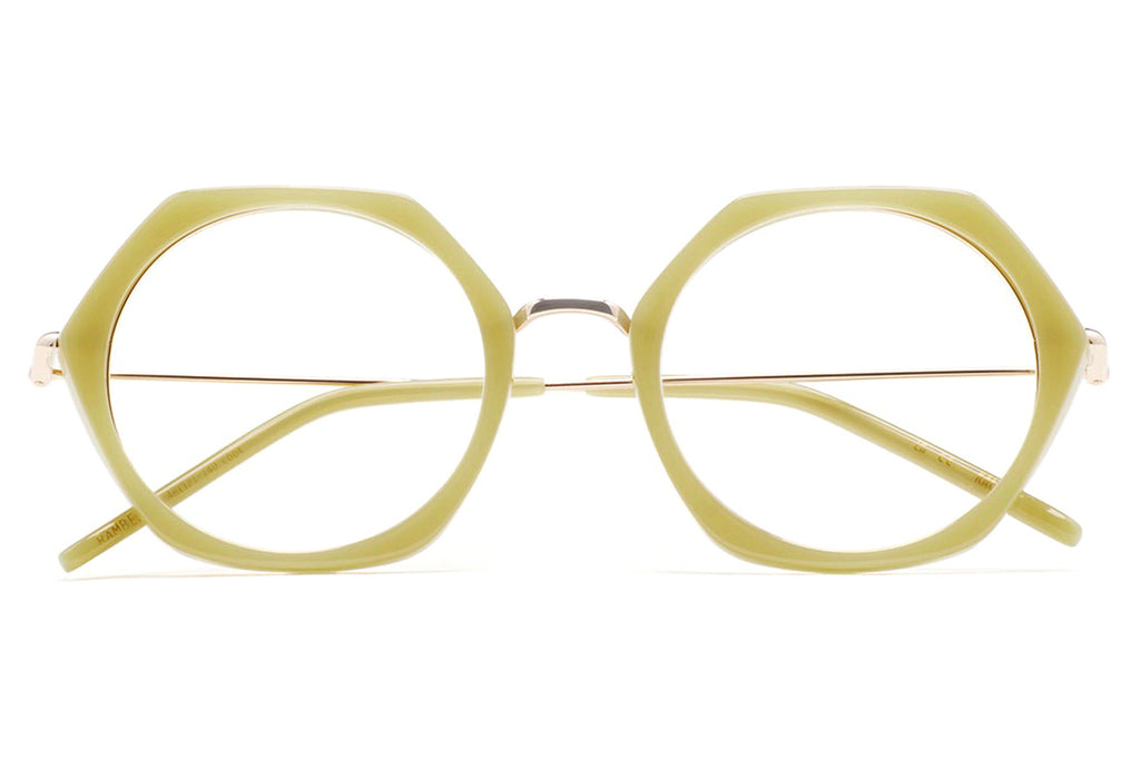 Kaleos Eyehunters - Rambeau Eyeglasses Translucent Olive Green