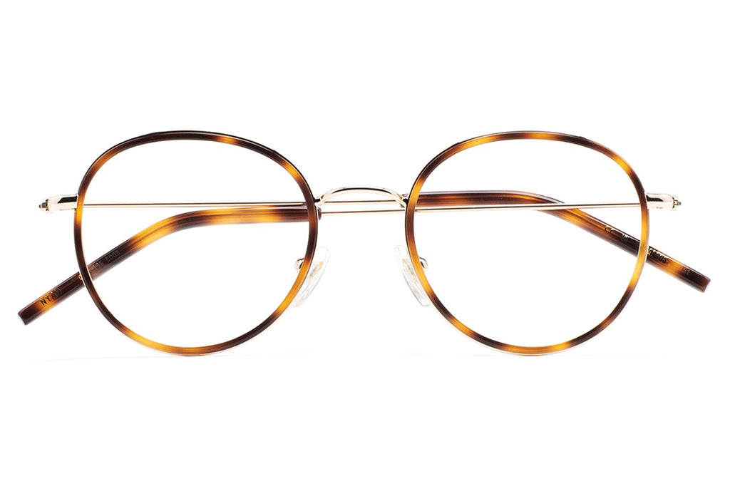 Kaleos Eyehunters - Nyad Eyeglasses Rose Gold/Brown Tortoise