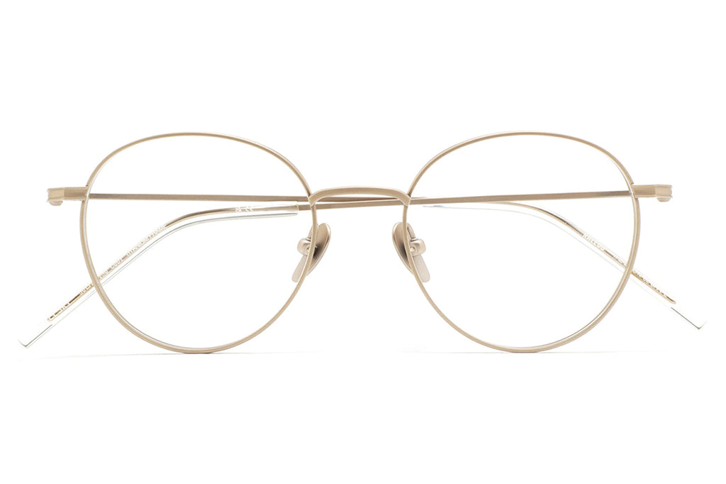 Kaleos Eyehunters - Maleski Eyeglasses Matte Gold