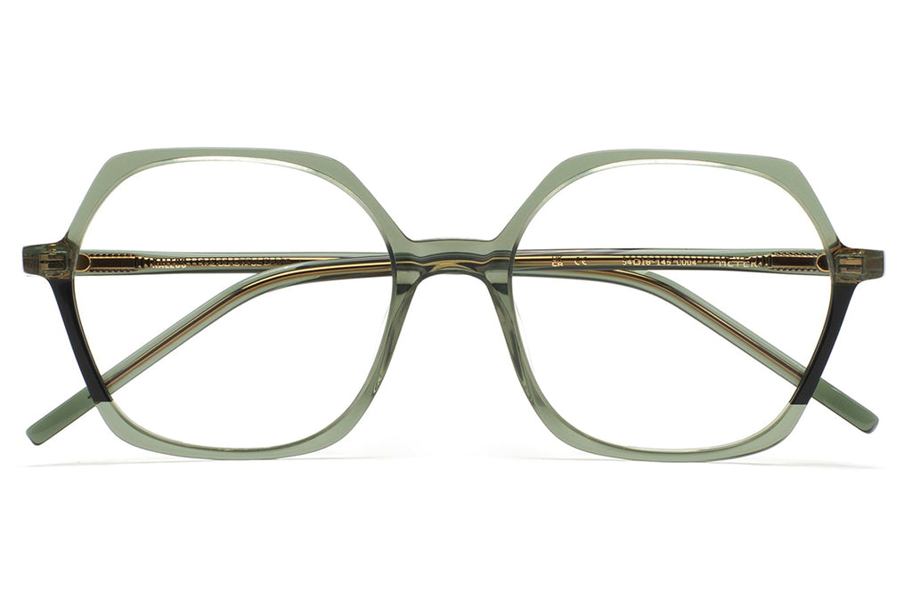 Kaleos Eyehunters - Meyer Eyeglasses Transparent Olive Green