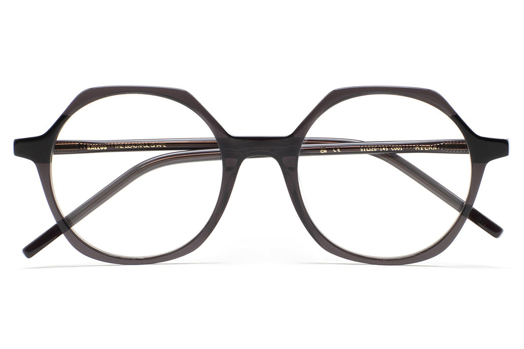 Kaleos Eyehunters - Milan Eyeglasses Transparent Dark Grey