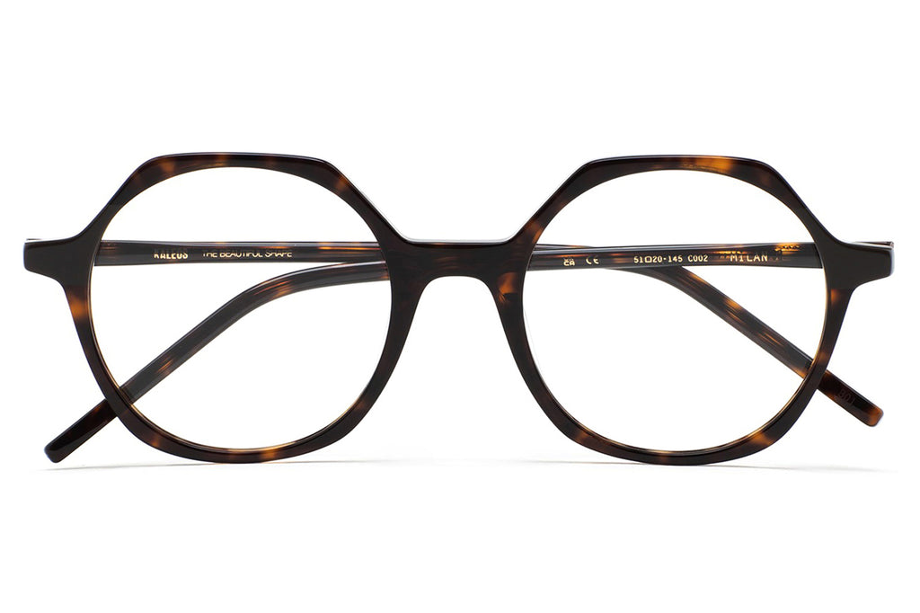 Kaleos Eyehunters - Milan Eyeglasses Dark Brown Havana