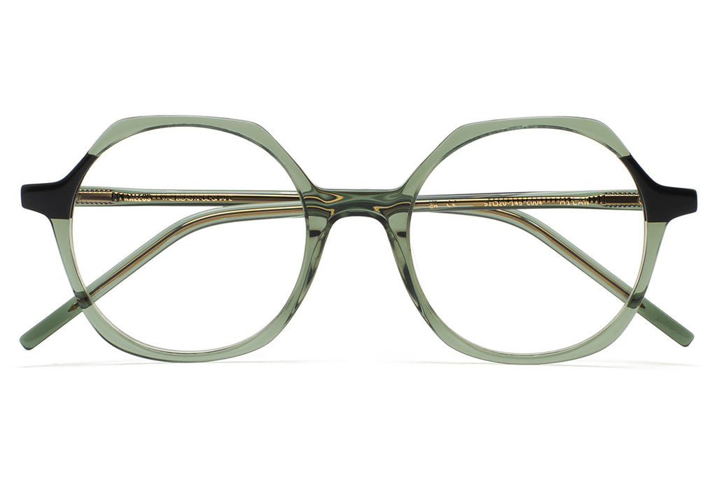 Kaleos Eyehunters - Milan Eyeglasses Transparent Olive Green