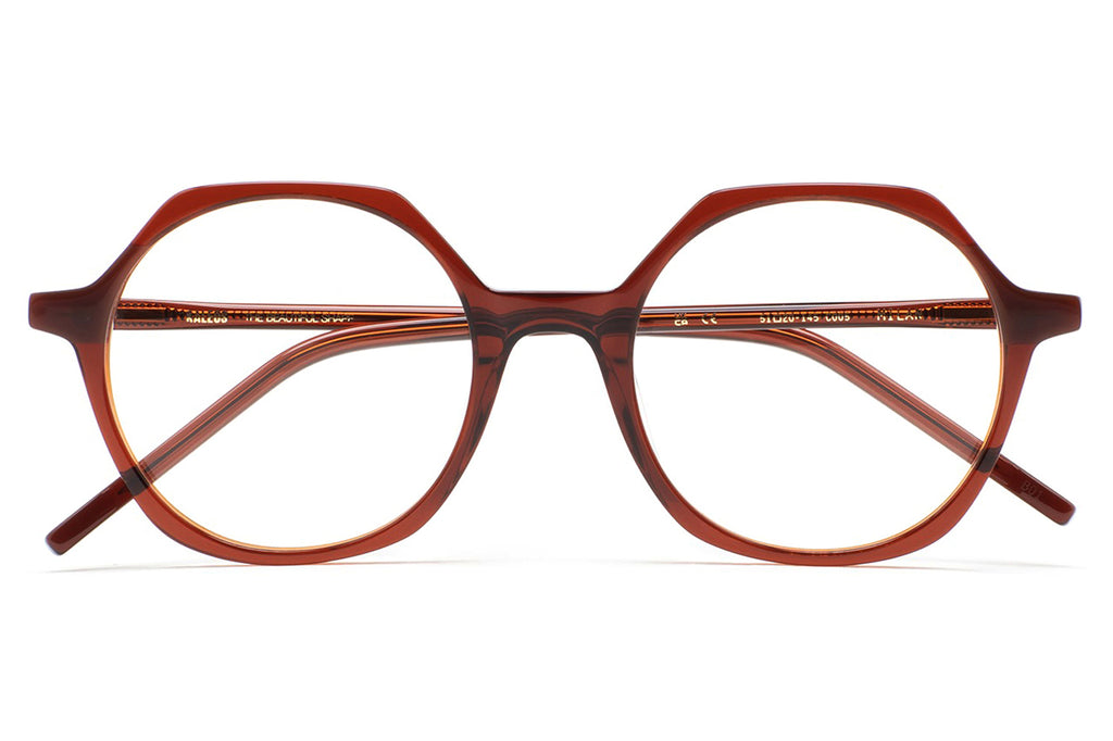 Kaleos Eyehunters - Milan Eyeglasses Transparent Brown