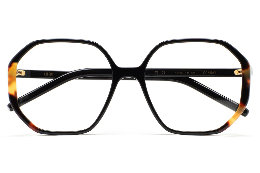 Kaleos Eyehunters - Conway Eyeglasses Black/Brown Havana