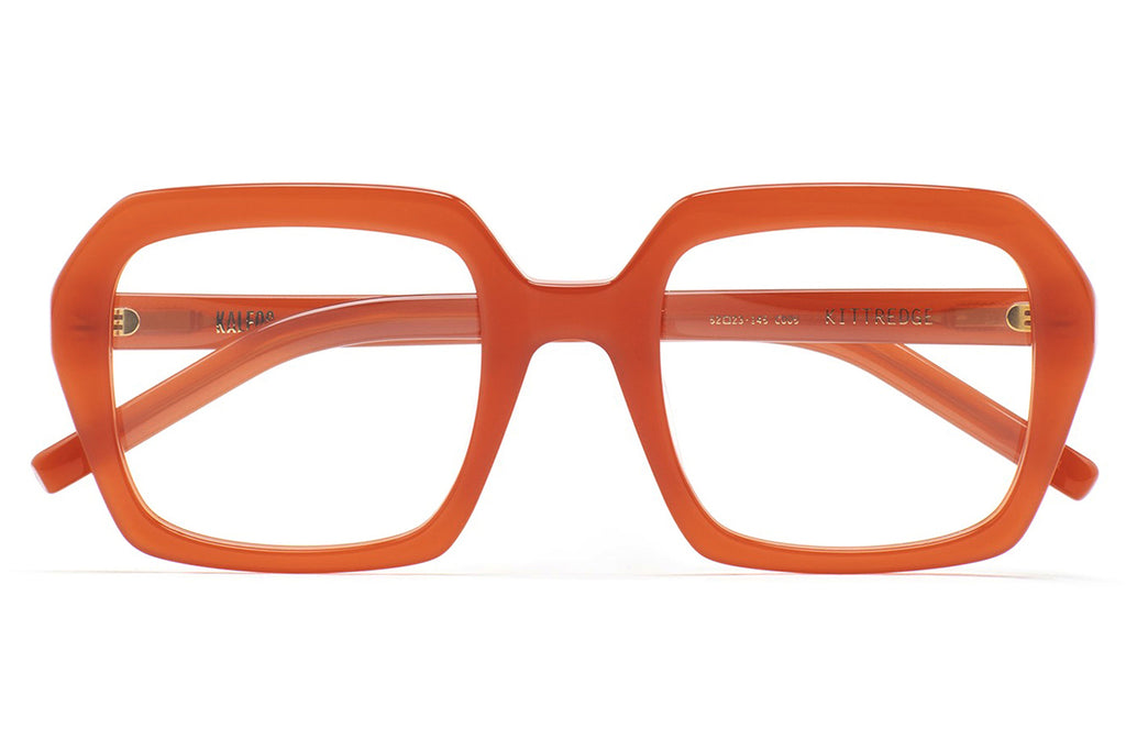 Kaleos Eyehunters - Kittredge Eyeglasses Translucent Orange