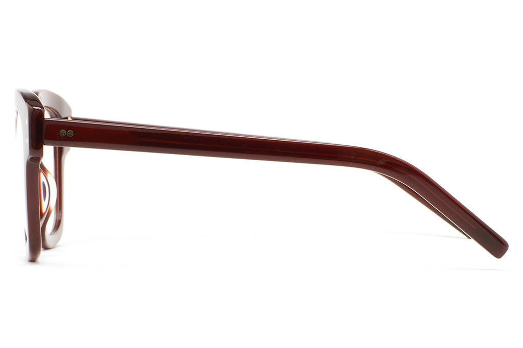 Kaleos Eyehunters - Harvey Eyeglasses Translucent Dark Brown