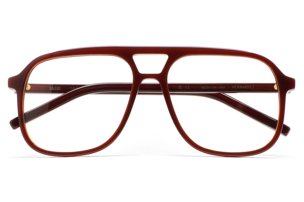 Kaleos Eyehunters - Hernandez Eyeglasses Translucent Brown