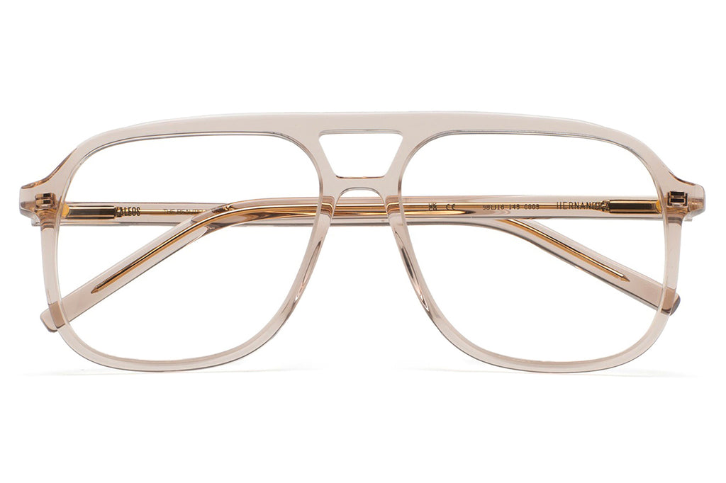 Kaleos Eyehunters - Hernandez Eyeglasses Transparent Beige