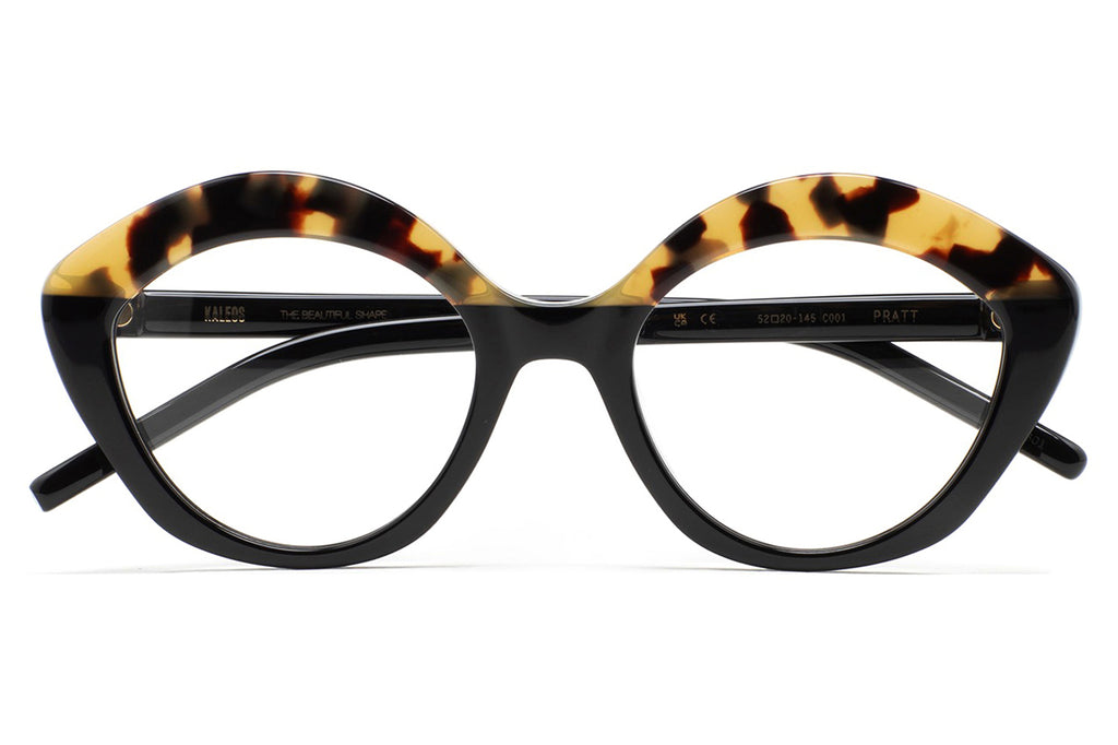 Kaleos Eyehunters - Pratt Eyeglasses Black/Brown Havana