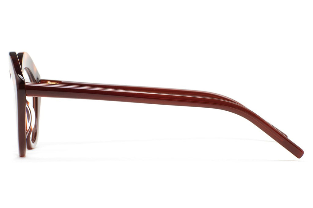 Kaleos Eyehunters - Pratt Eyeglasses Translucent Brown/Brown Havana